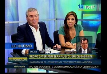 Nombramiento de Cateriano divide al Apra al definir si le darán el voto de confianza en el Congreso