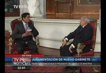 Pedro Cateriano: "Voy a tener que cambiar mi estilo"