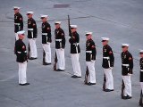 Marines  Silent Drill with an Oops! ( Military Ceremony Fail  ORIGINAL)