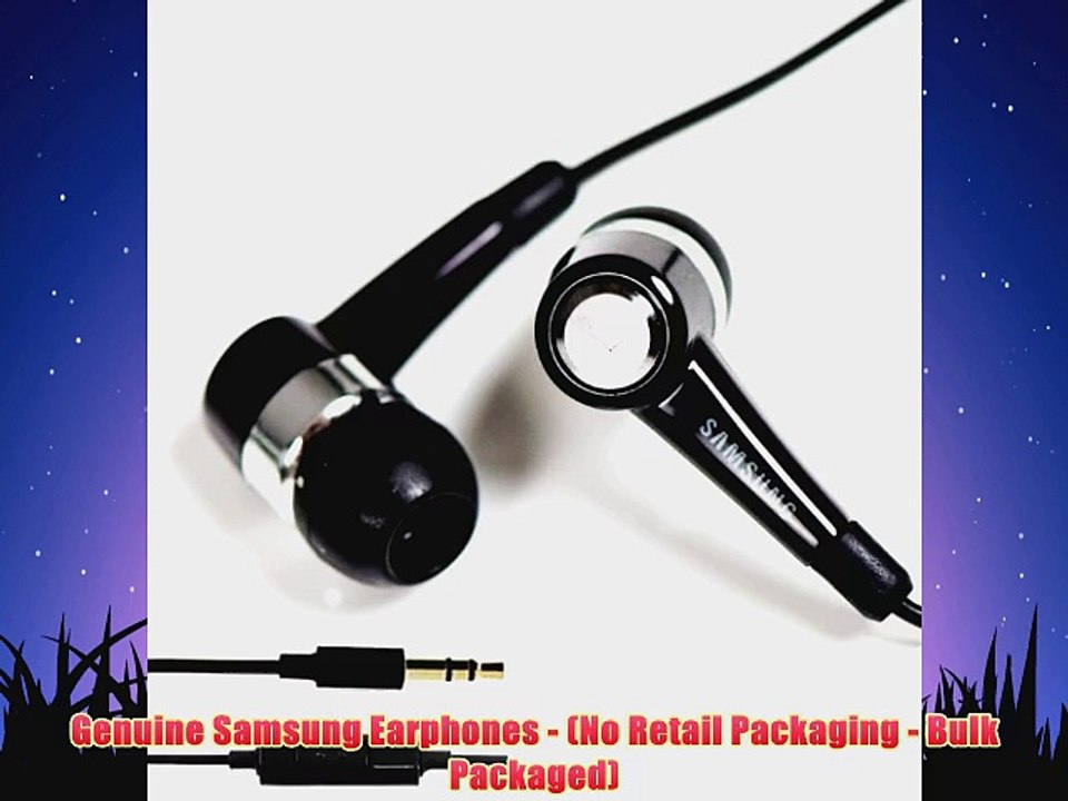 Magic Global Gadgets BLACK Genuine Samsung Headset Handsfree Headphone Earphone With Volume Control For Samsung Galaxy S