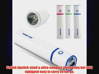 Poweradd Ultra Slim 2600mAh with USB Flashlight Portable Charger External Battery Pack Power Bank for iPhone 6 Plus 6 5S