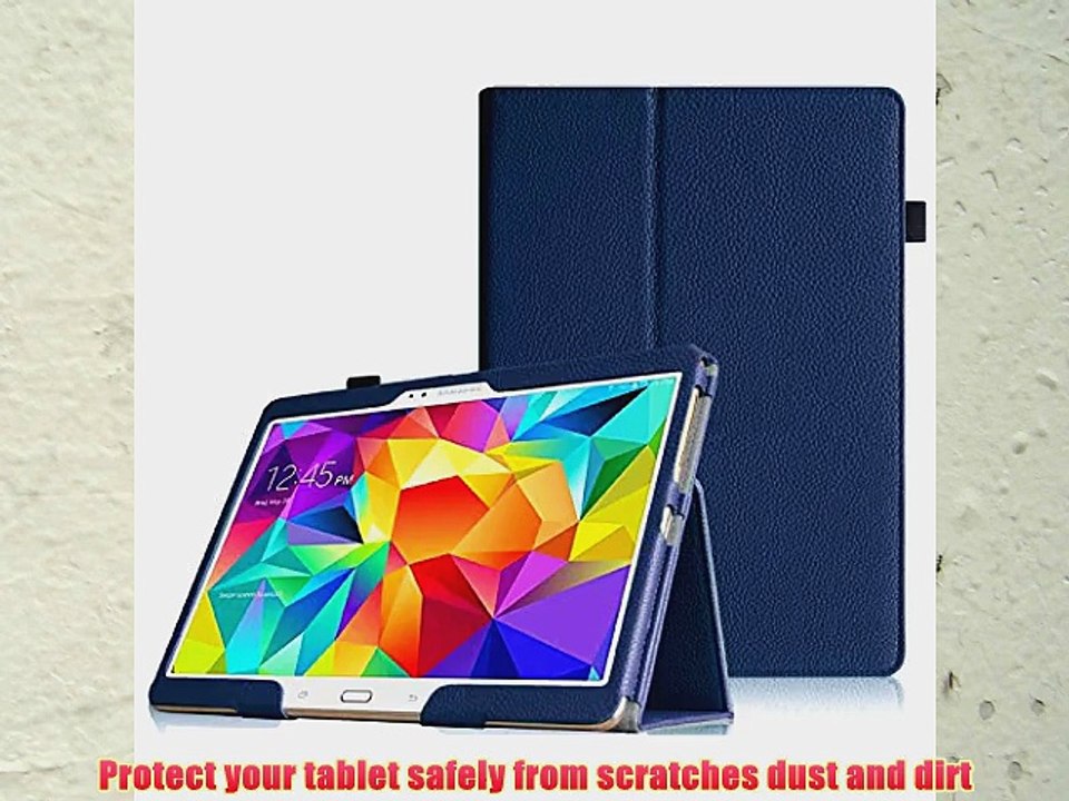 Invero Samsung Galaxy Tab S 105 Inch SM T800 Slim MultiFunction Leather Case Cover with Integrated Typing Stand Magnetic