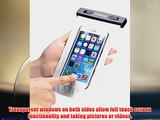 MoKo Universal Waterproof Armband Neck Strap Case for iPhone 5 5S 4 4S 3G 3GS Samsung Galaxy S6 S5 S4 S4 Active S4 Mini