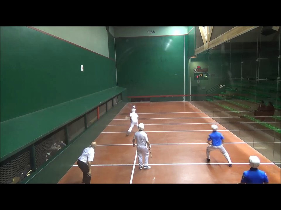 Finale Nationale A de Xaré: J. Sistiague et B. Driolet contre L. Algalarrondo et J. Etcheto