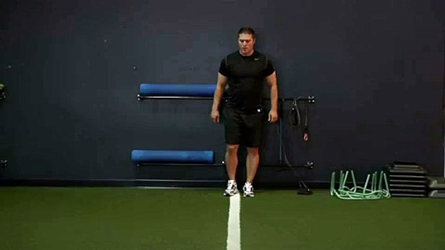 Alternate Leg Diagonal Bound Quadriceps Exercise for Male