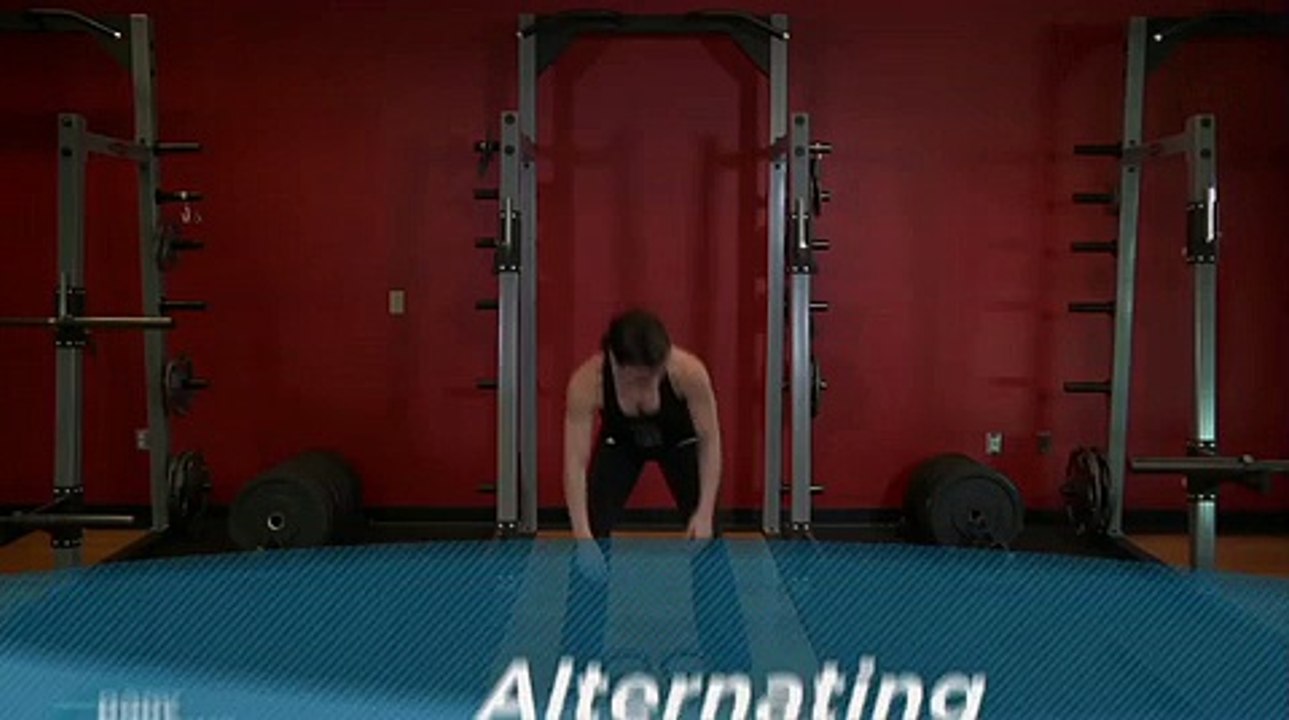 Alternating Kettlebell Press Shoulders Exercise for Women