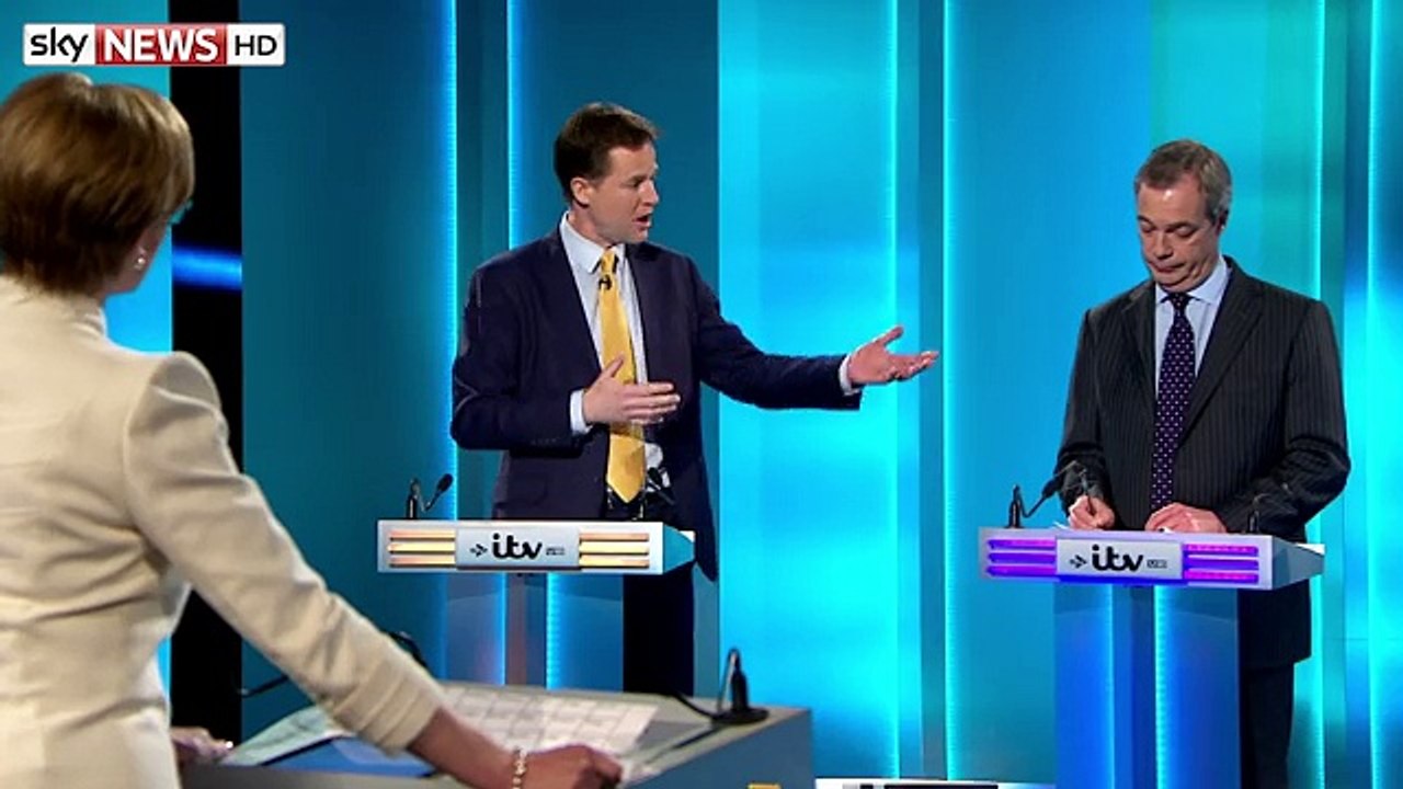 7 Leaders debate Ed Miliband, David Cameron, Nick clegg, Nigel Farage,