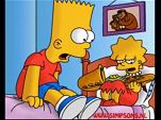 Sibling Rivalry - Bart And Lisa Simpson