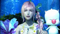 Final Fantasy XIII-2 Funny Serah scene with DLC costumes
