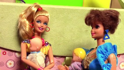 Princess Elsa and Kristoff Babies FROZEN Parody Barbie Moms Toddlers