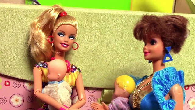 Princess Elsa and Kristoff Babies FROZEN Parody Barbie Moms Toddlers