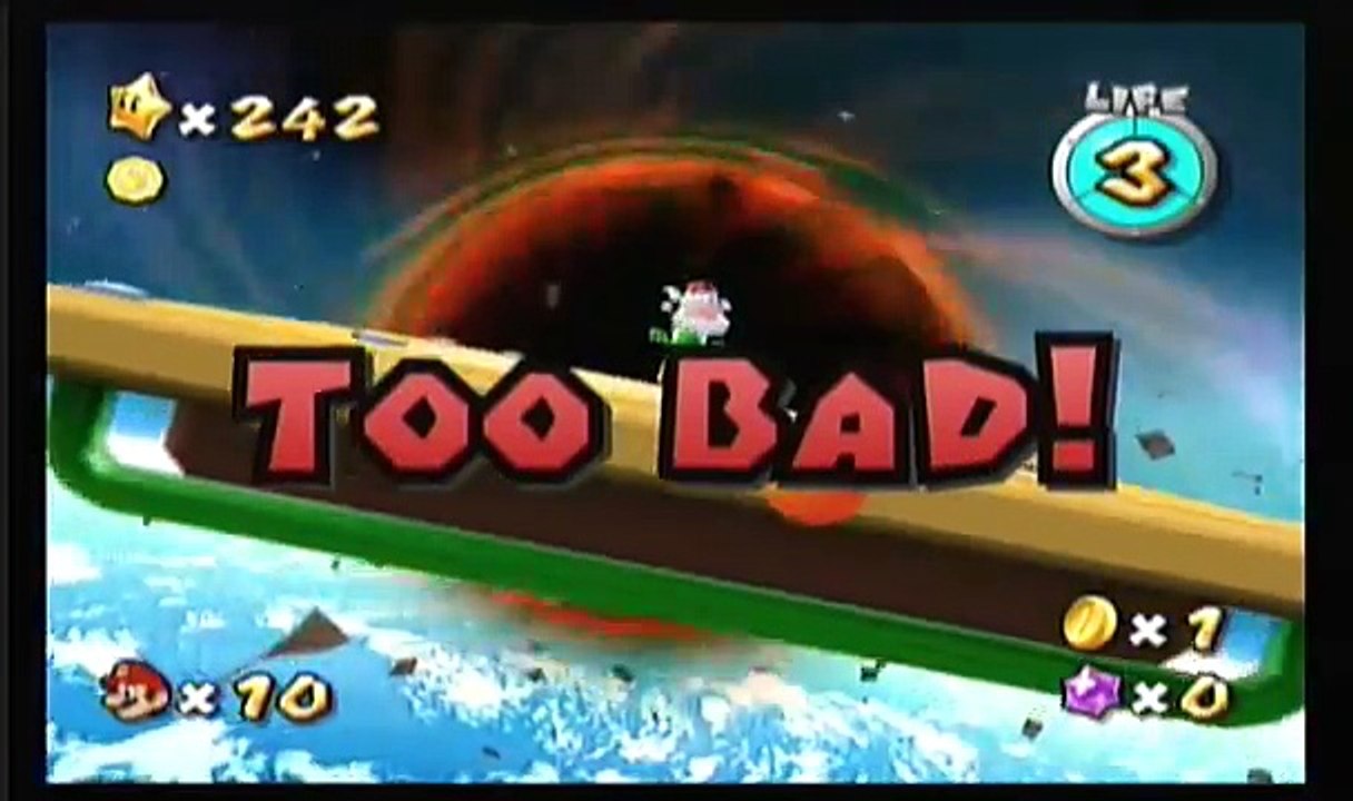 Super Mario Galaxy 2 - Death Animations - Black Holes - video Dailymotion
