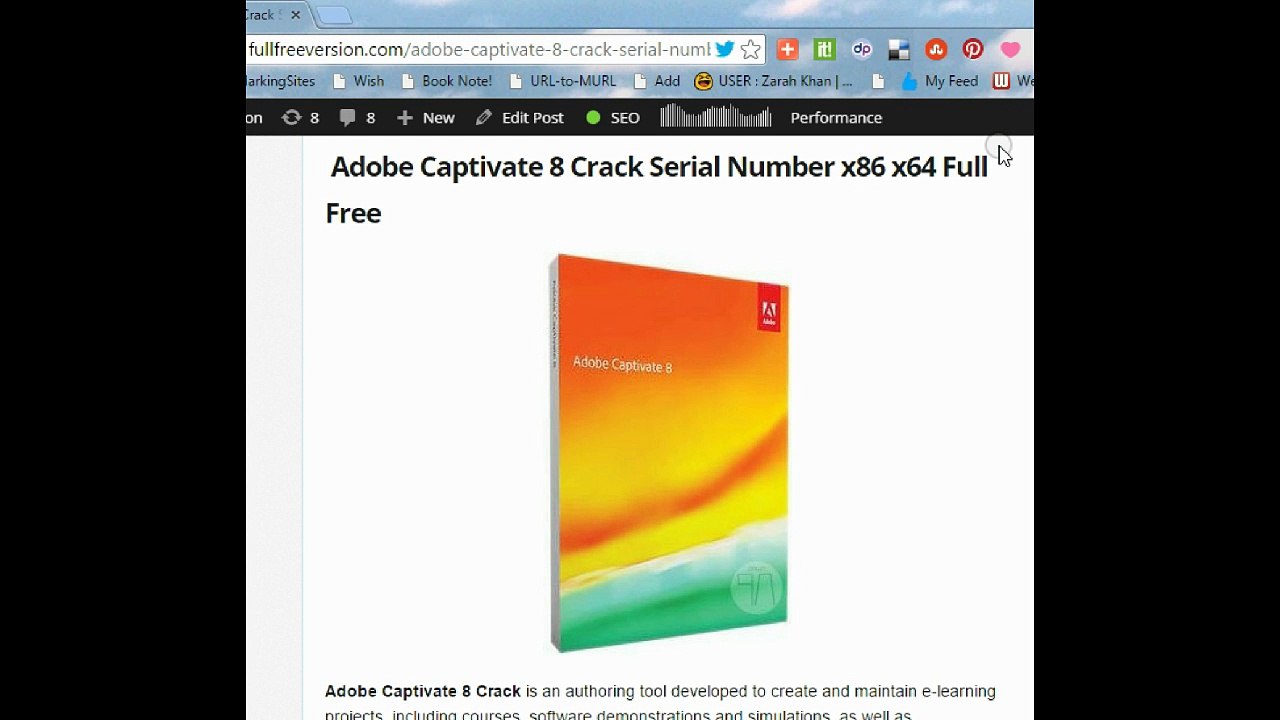 Adobe Captivate 8 Crack Serial Number