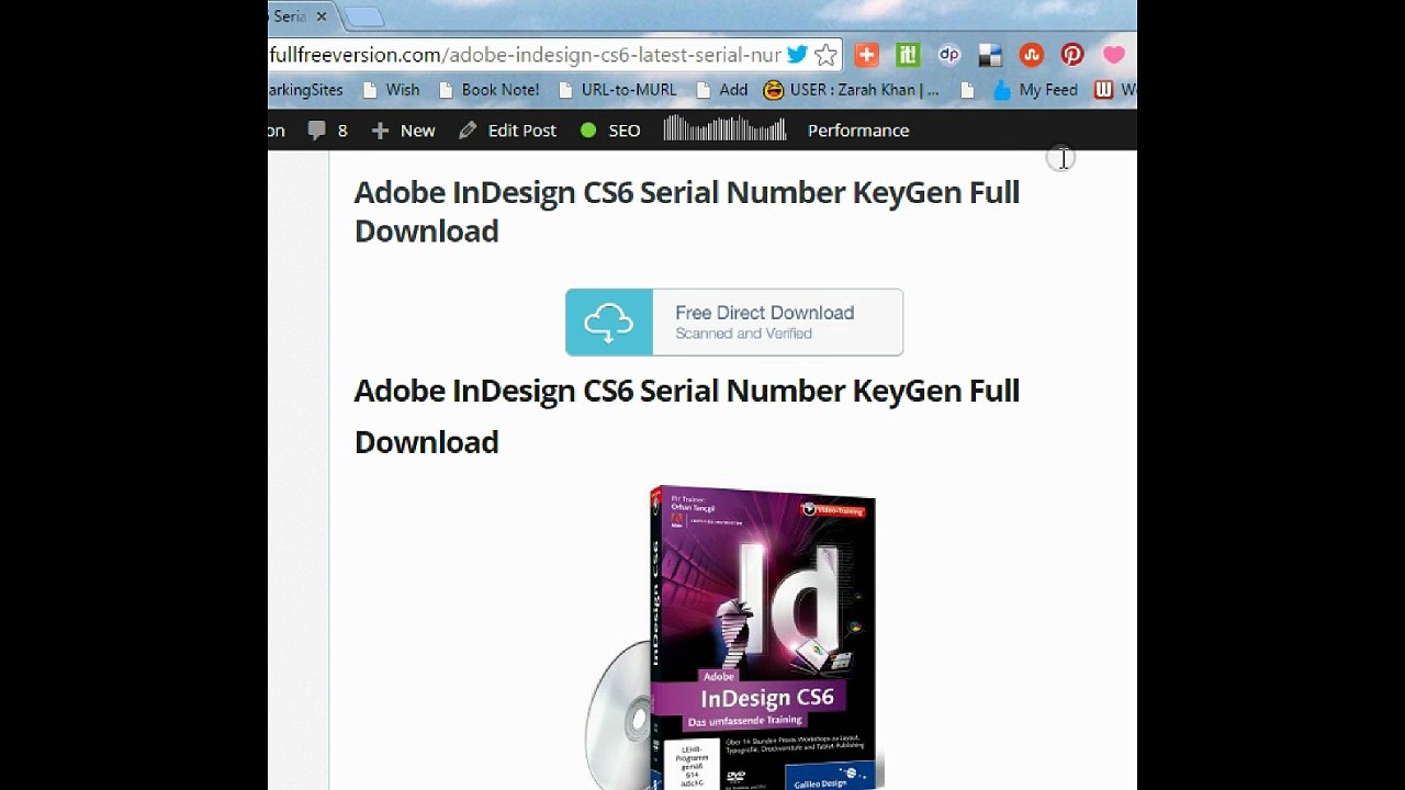 Adobe InDesign CS6 Serial Number KeyGen