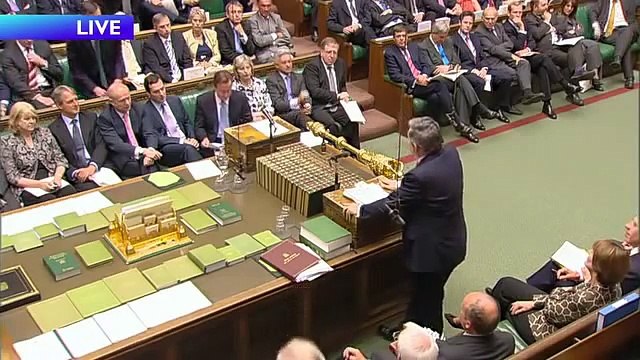 Gordon Brown's Dead man walking PMQs, David Cameron (03Jun09)