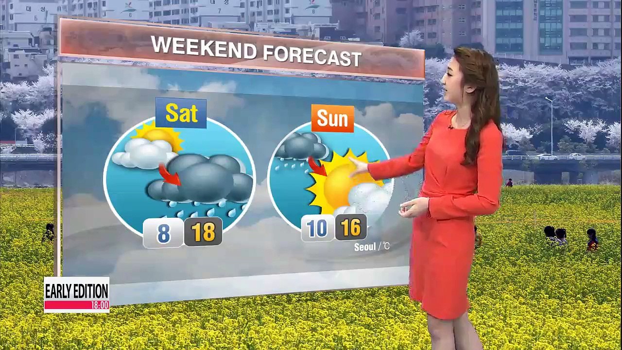 Weekend rain across the country