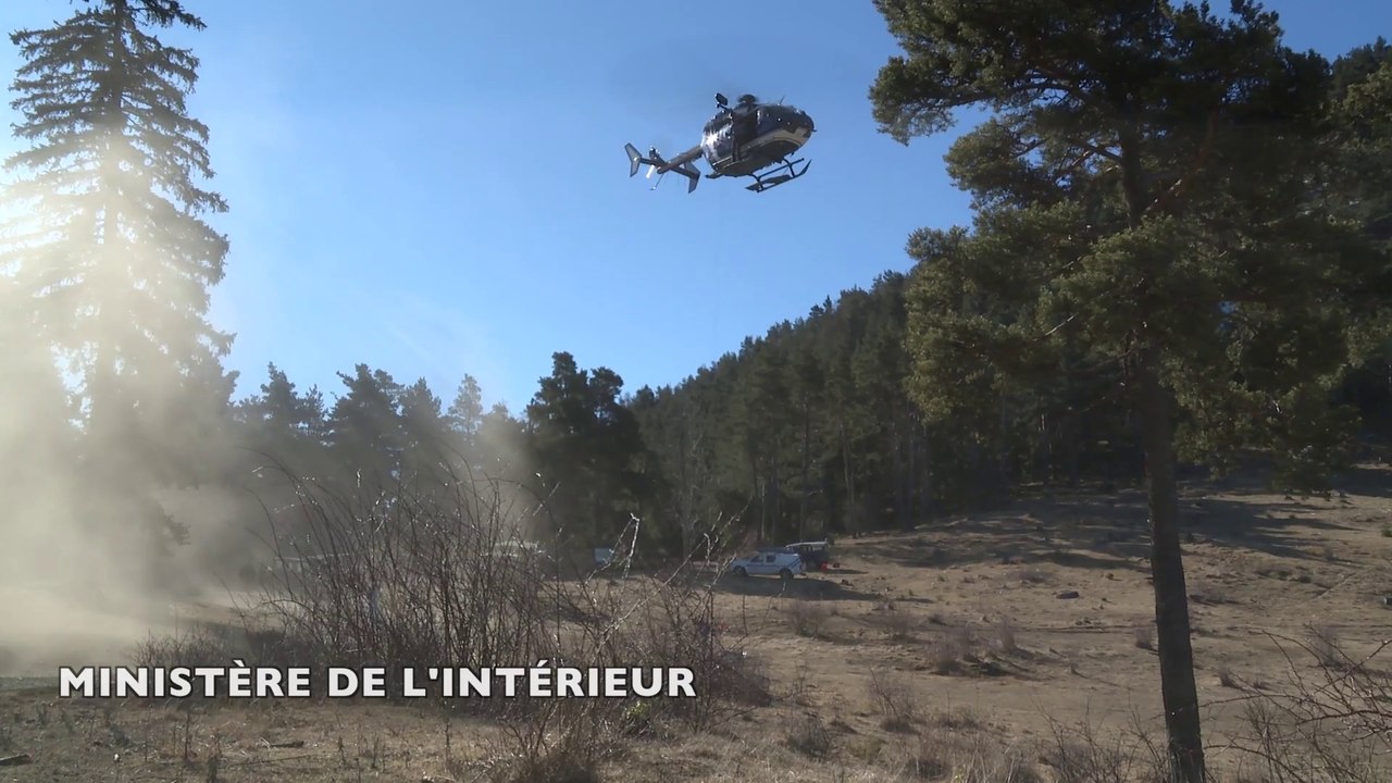 Dernières opérations de recherches sur le site du crash de Germanwings