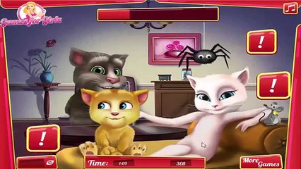 Talking Tom and Angela Kissing