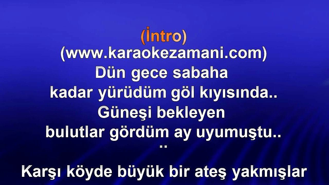 Ayna - Dilara - 1999 TÜRKÇE KARAOKE