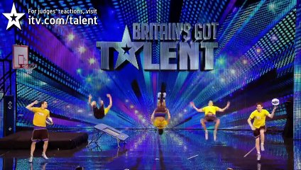 Face Team basketball acrobatics - Britain s Got Talent 2012 audition - UK version