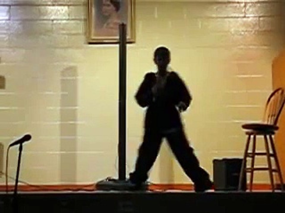 Justin singing Basketball by Lil Bow Wow