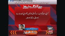 PTI Leaders Imran Ismail and Ejaz Chaudhary Condemn Attack on ARY News Team in NA-246 Azizabad Karachi 3 April 2015