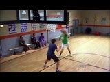 Sheldon Cooper plays basketball - The Big Bang Theory