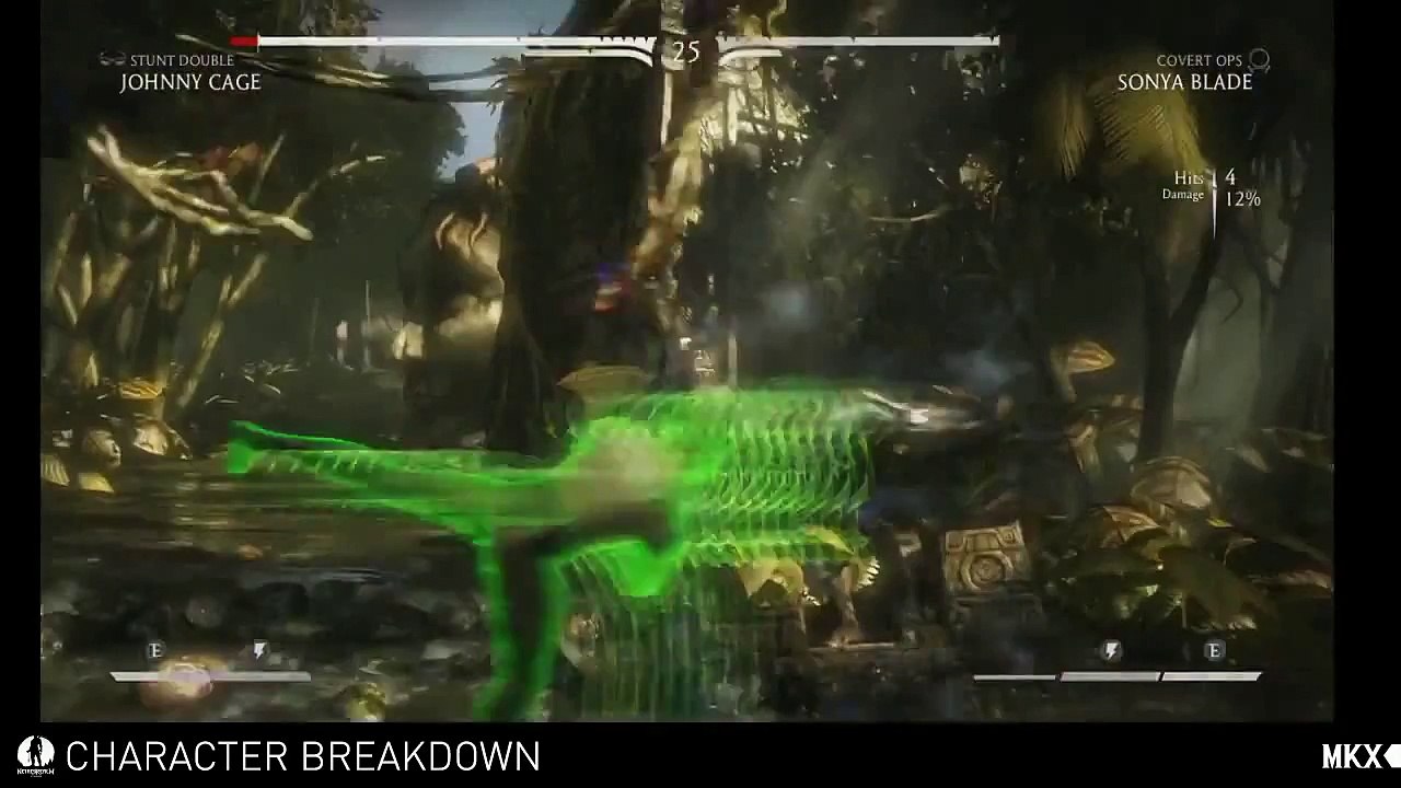 Mortal Kombat X - Sonya Blade Gameplay (Variations)