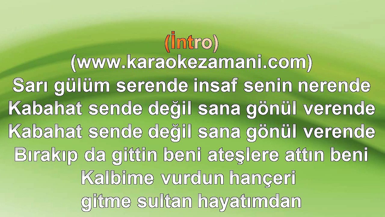 Babutsa - Mutlu Ol - (Peri Aziz) - (2009) TÜRKÇE KARAOKE