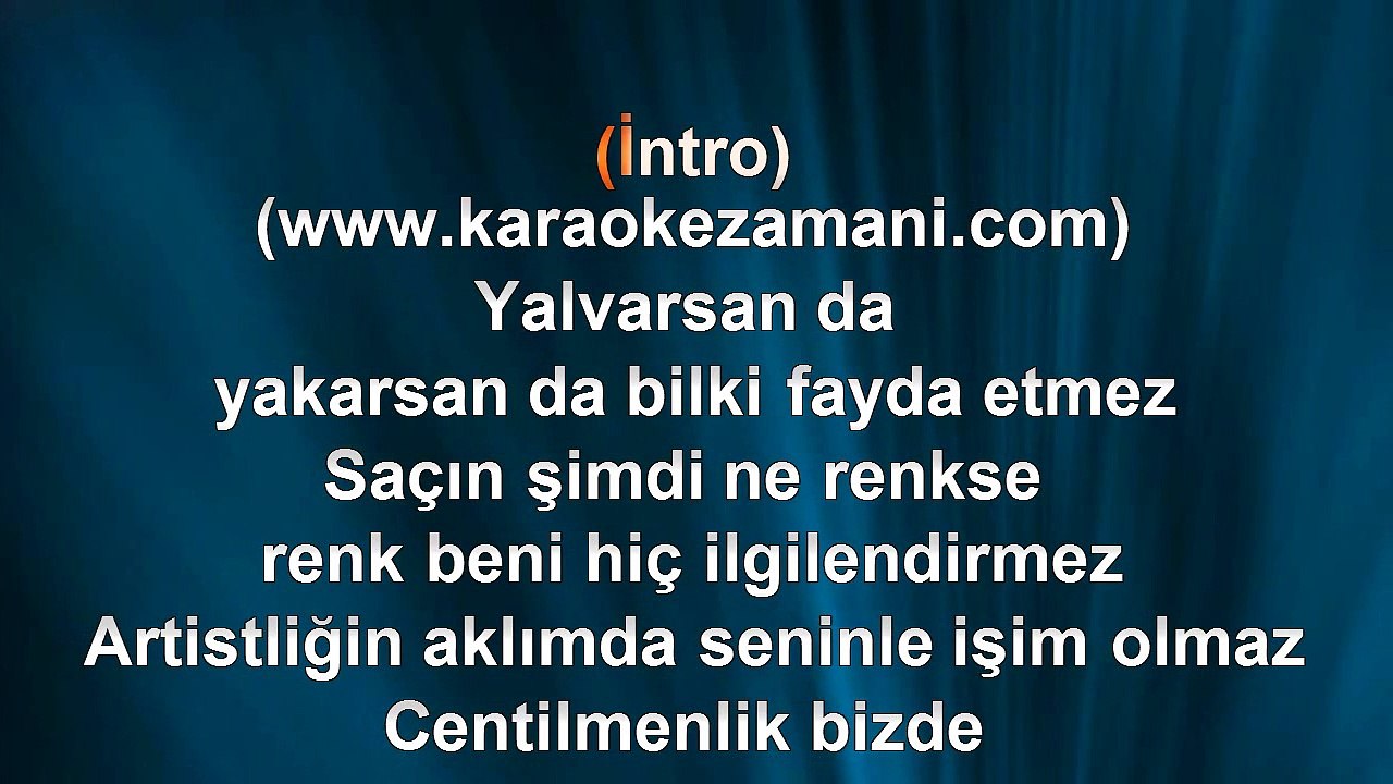 Babutsa - Tabi Güzelim - (2011) TÜRKÇE KARAOKE