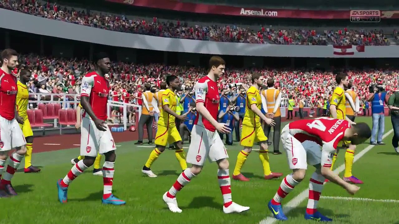 Arsenal vs. Liverpool - FIFA 15 CPU Prediction - The Koalition