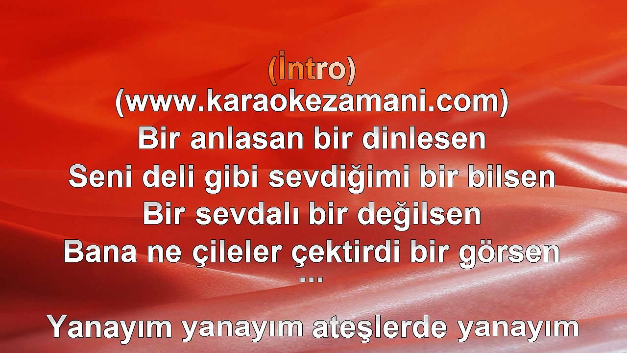Babutsa - Yanayım Yanayım - (2009 TÜRKÇE KARAOKE