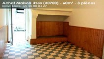 A vendre - Maison/villa - Uzes (30700) - 3 pièces - 60m²