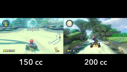 Mario Kart 8 - 200cc vs 150cc - Lagon Tourbillon HD