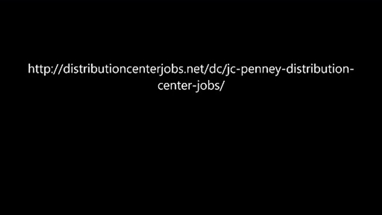 JC Penney Distribution Center jobs