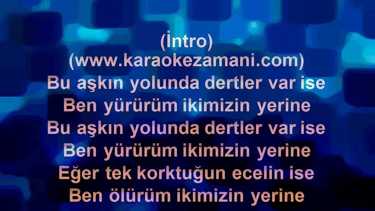 Baha - İkimizin Yerine - 2010 TÜRKÇE KARAOKE