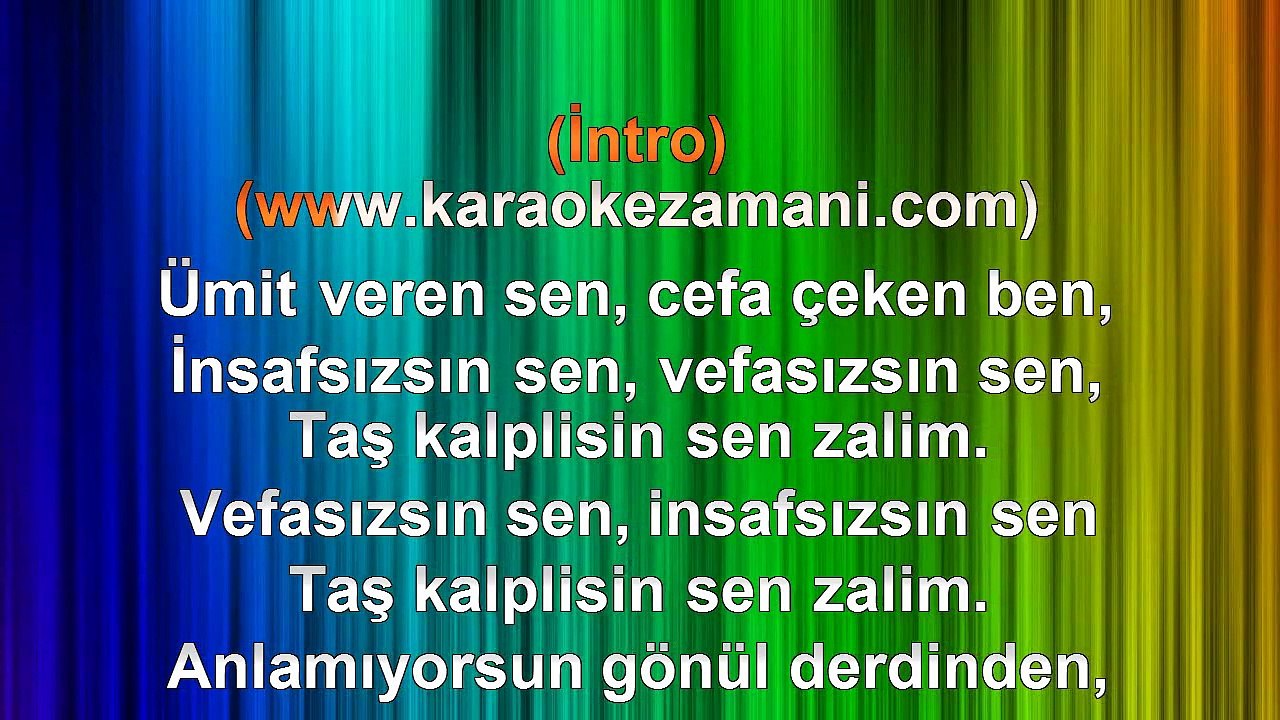 Baha - Zalim - 2010 TÜRKÇE KARAOKE