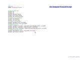 Einführung in Linux IPTABLES (Teil 2 Ein Beispiel Firewall-Skript)