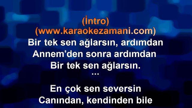 Bahadir Tatlıöz - Beni Yak - 2014 TÜRKÇE KARAOKE
