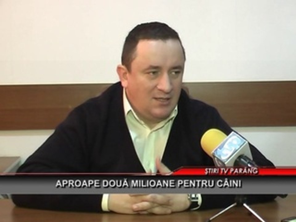 Aproape doua milioane pentru caini