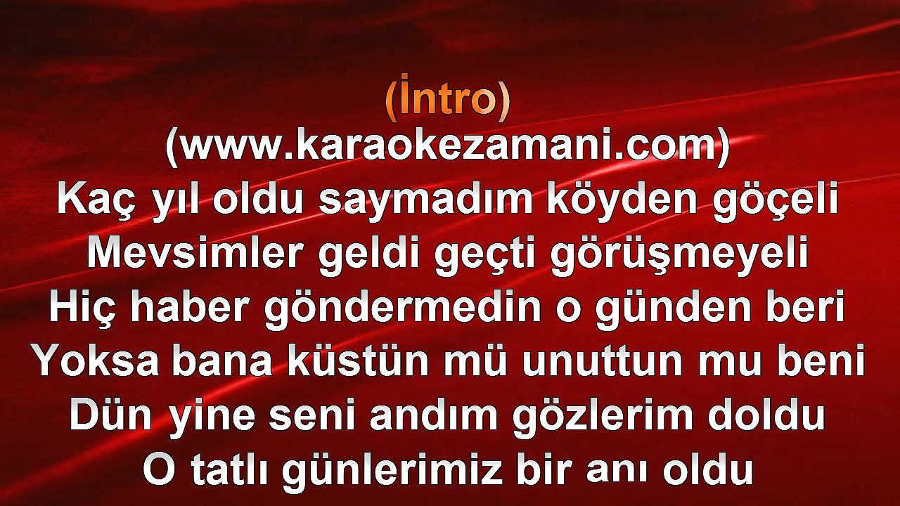 Barış Manço - Arkadaşım Eşek - 1989 TÜRKÇE KARAOKE