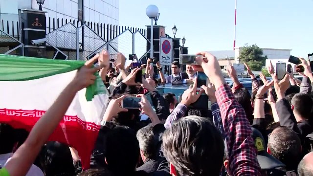 Iraníes celebran acuerdo nuclear