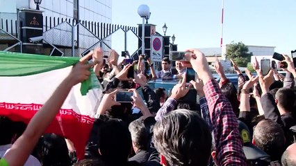 Iraníes celebran acuerdo nuclear