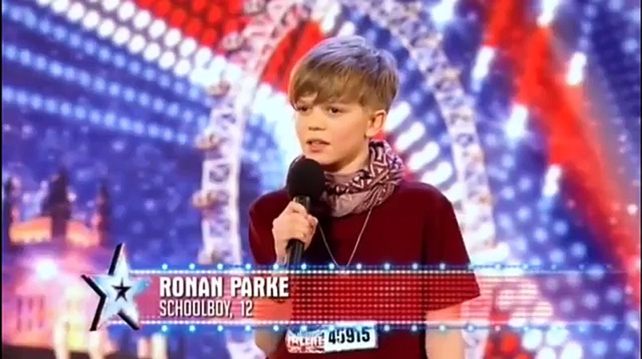 Feeling Good - Ronan Parke - Britain's Got Talent. Best voice !!!
