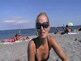 Danish girls enjoying beach life in Copenhagen