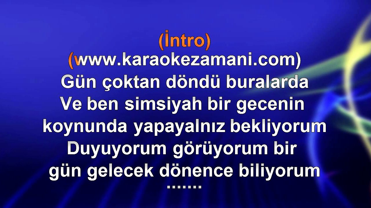 Barış Manço - Dönence - (Versiyon 1) - 1989 TÜRKÇE KARAOKE