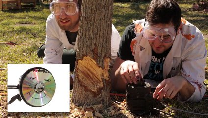 CD Shattering at 170,000FPS! - The Slow Mo Guys