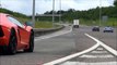 50 Supercars acclerating   M6 Toll Supercar Charity Event   Toll Plaza Accelerations
