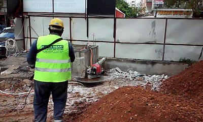 Adana. Beton. Delme. Kesme.