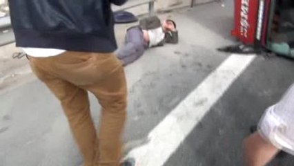 Bursa - Virajda Kontroldan Çıkan Tır, Yan Yattı 1 Yaralı